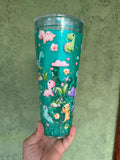 Dinosaur Premade 24oz Slow Flow Dual Lava