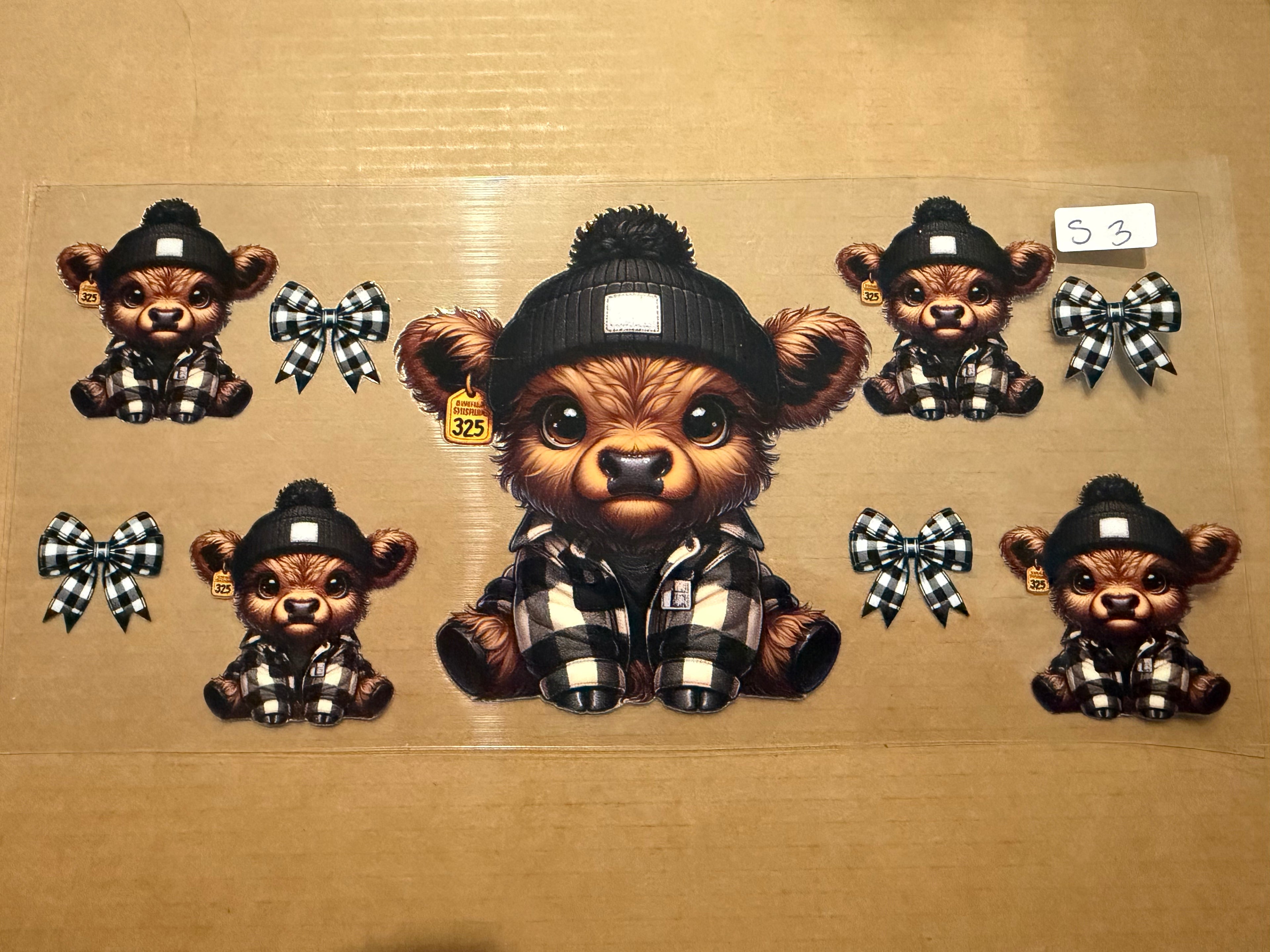 Black Flannel Cow