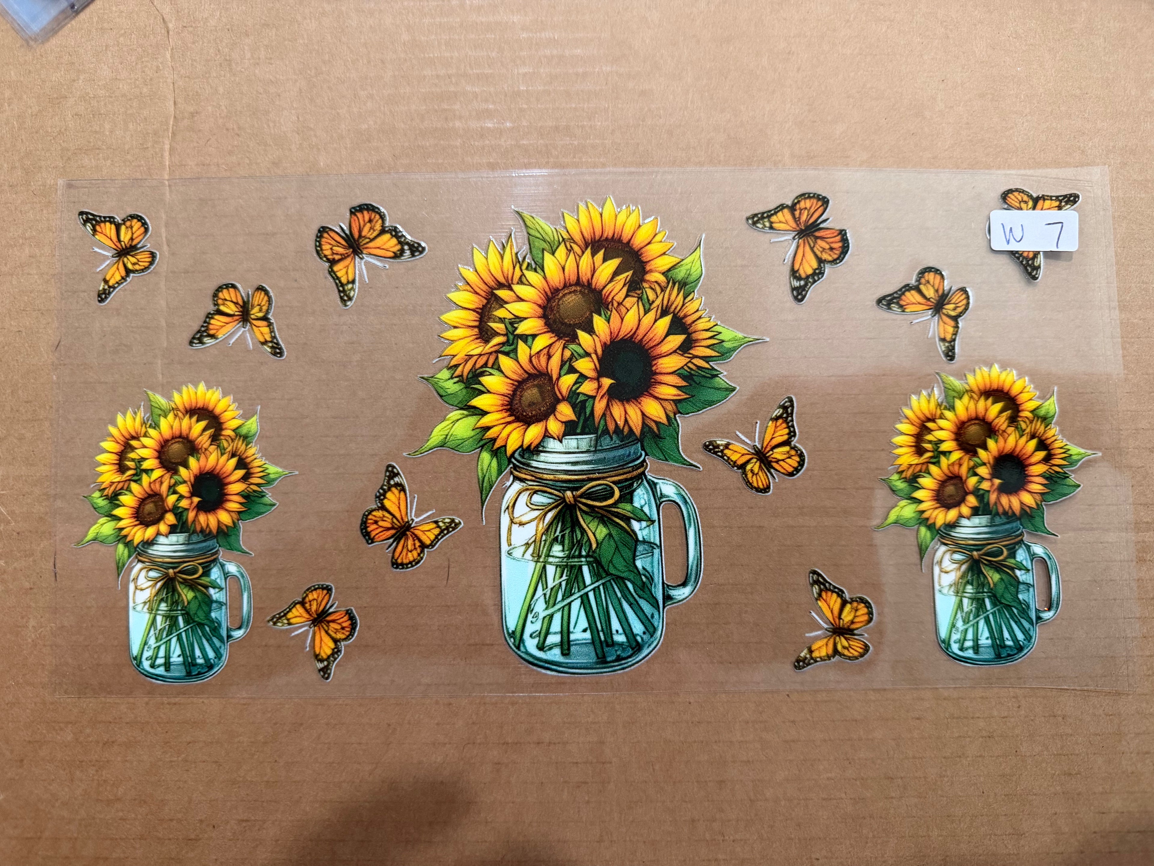 Mason Jar Sunflowers