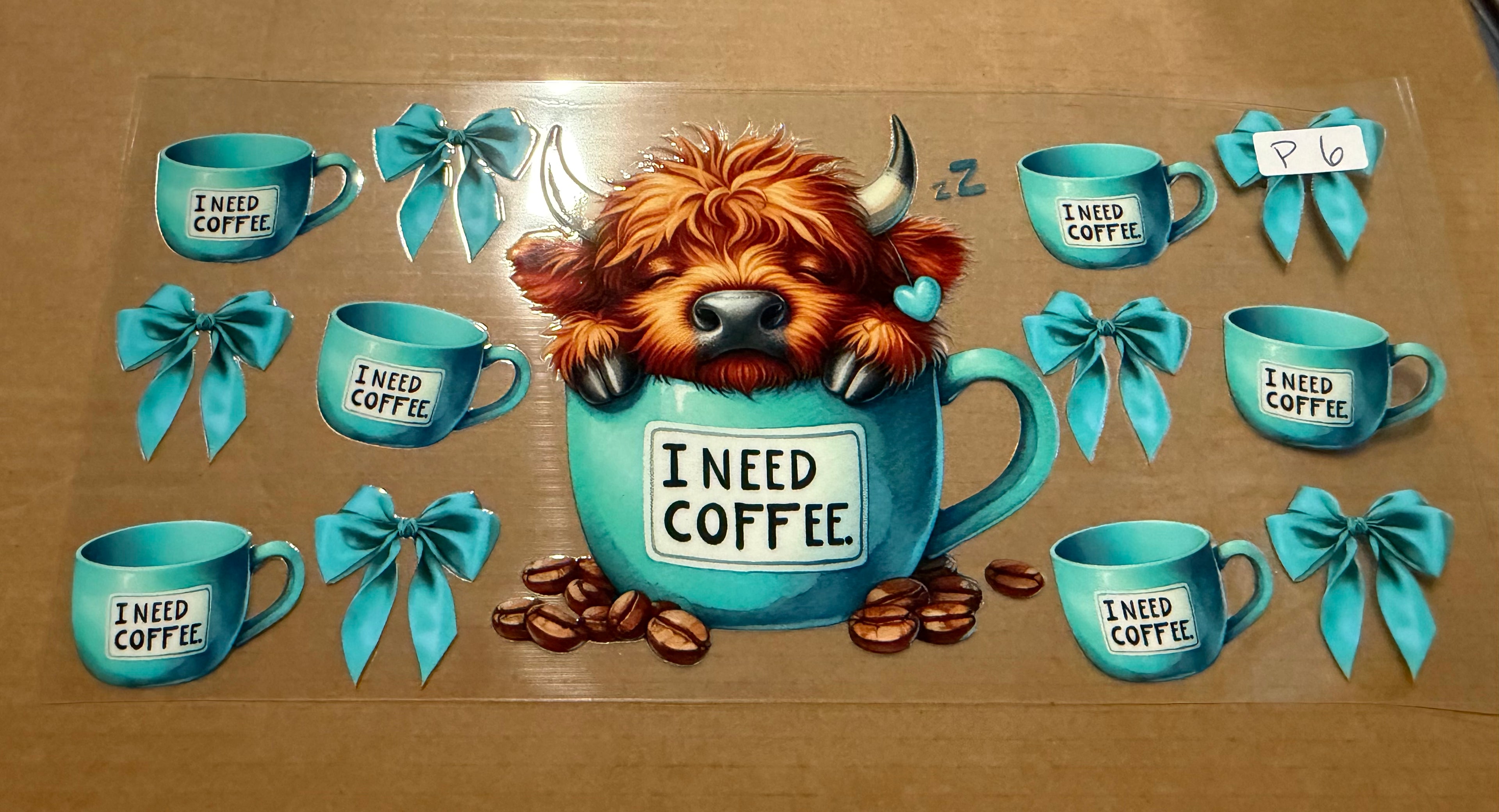 Blue Coffee Cow