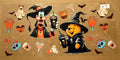Honey bear and Goof Halloween