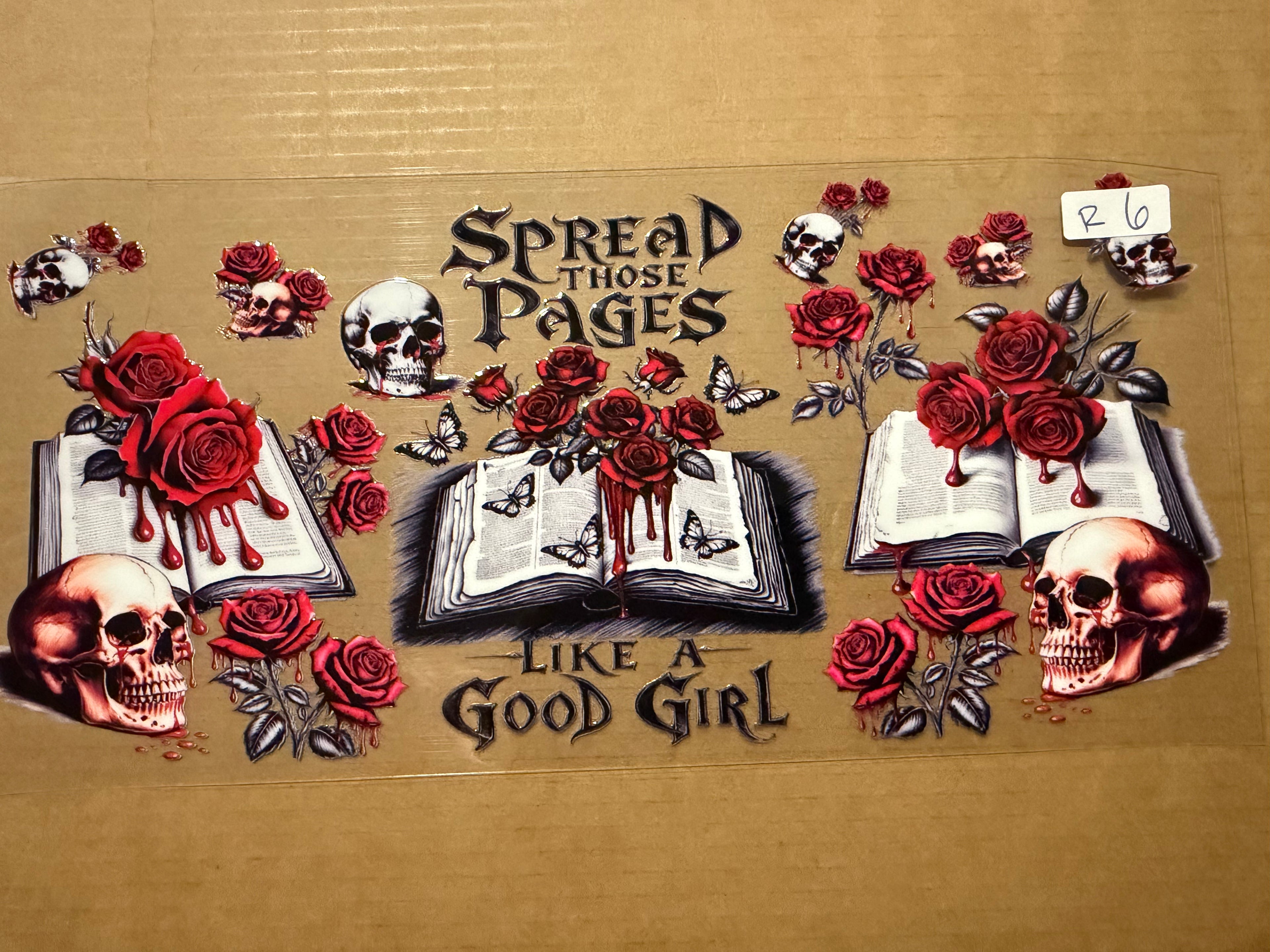 Spread those pages